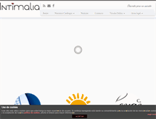Tablet Screenshot of intimalia.es
